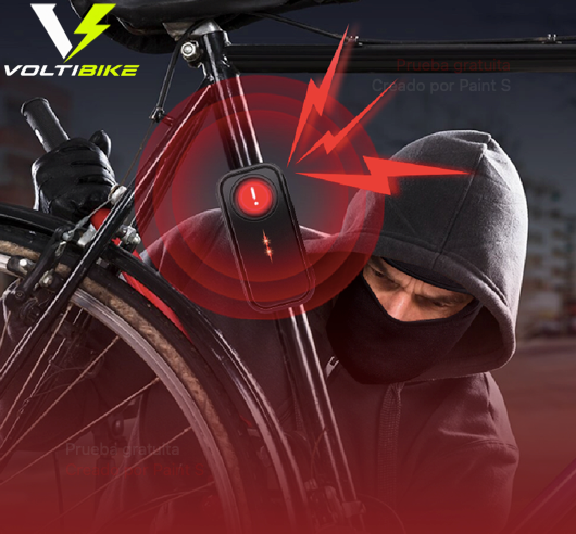 Alarma antirrobo KS-SF06R para bicicleta con detección de movimiento
