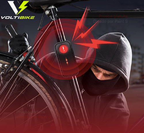 Alarma antirrobo KS-SF06R para bicicleta con detección de movimiento