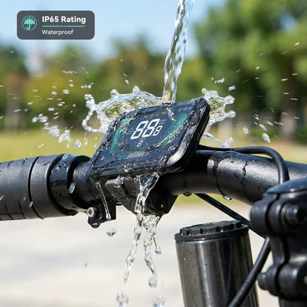 Display LCD YL-61F-B IP65 para bicicleta eléctrica resistente al agua