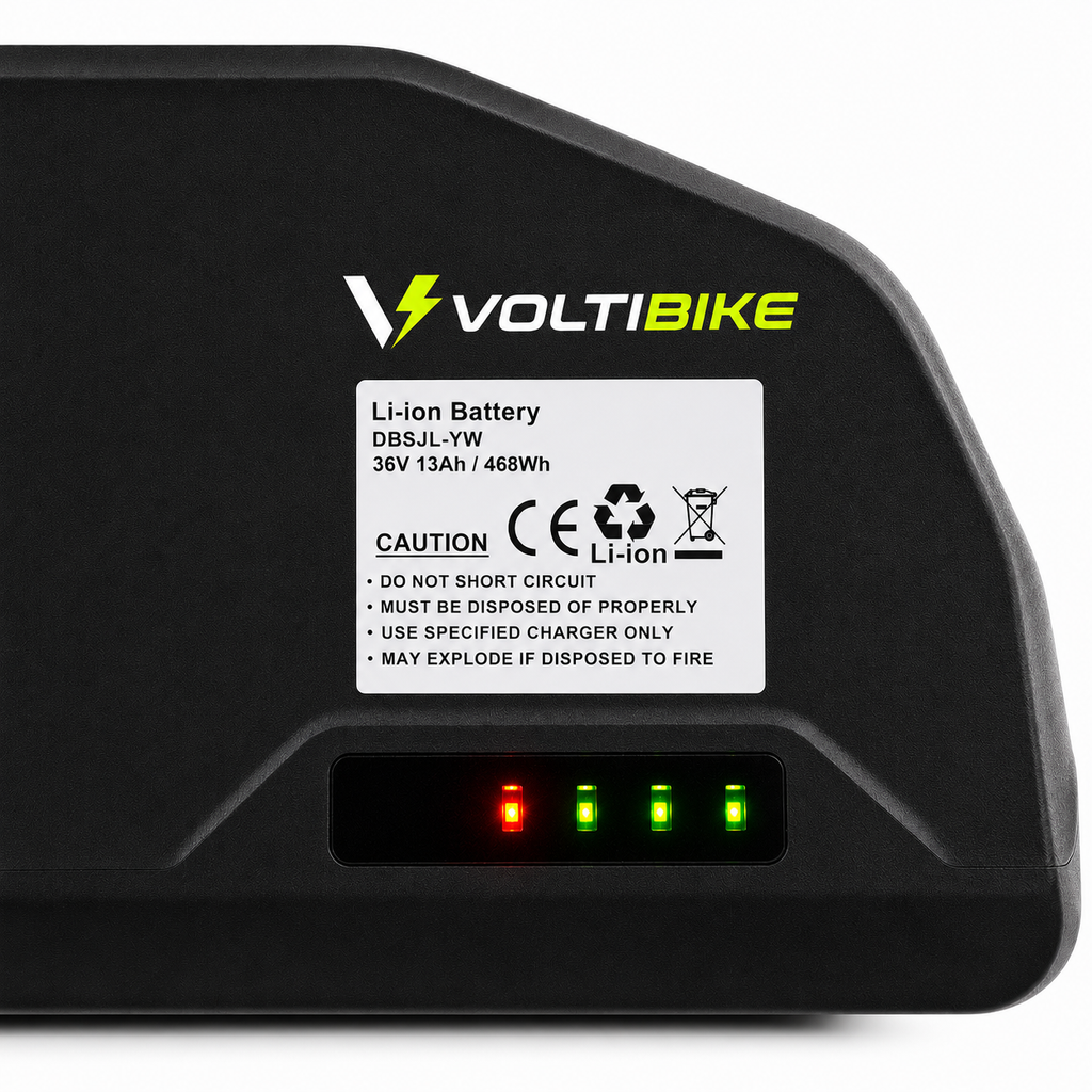 Batería Voltibike 36V 13Ah 468Wh con indicador de nivel de carga