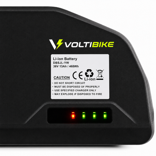 Batería Voltibike 36V 13Ah 468Wh con indicador de nivel de carga