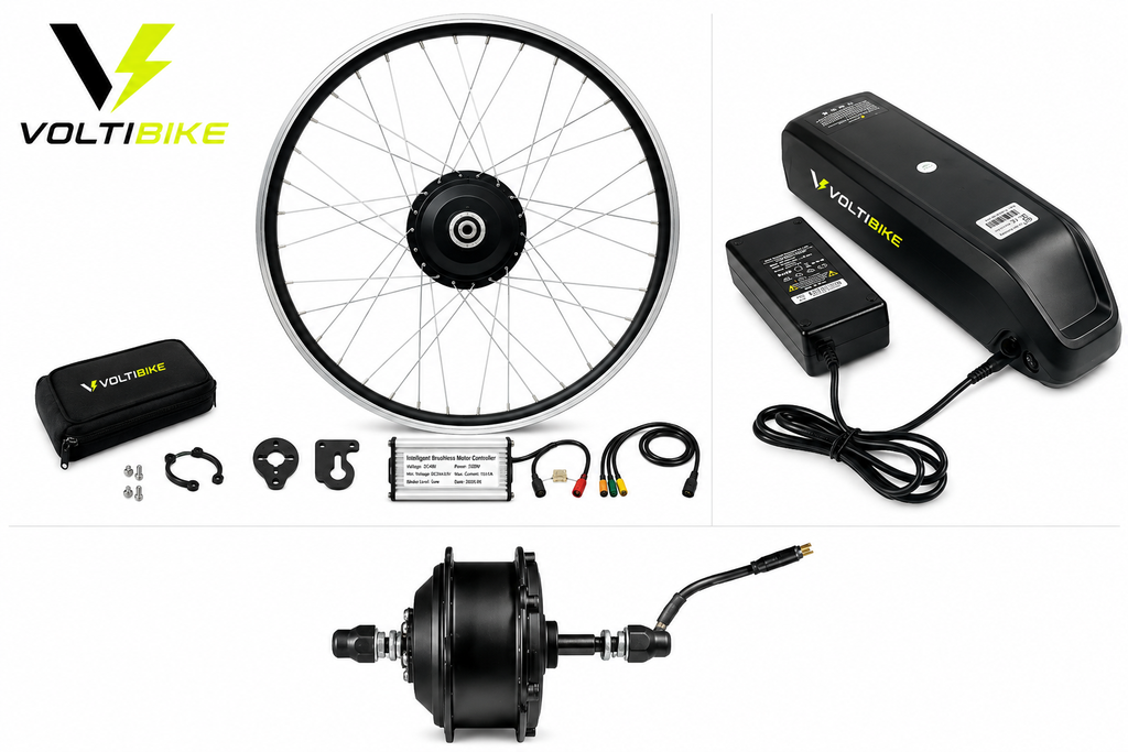 Kit GP-G24R Voltibike con motor hub, componentes, batería y cargador